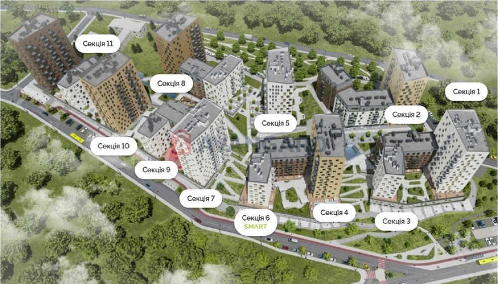 Продаж 2 кім 68 м2 ЖК Viking Hills вул. Мурата