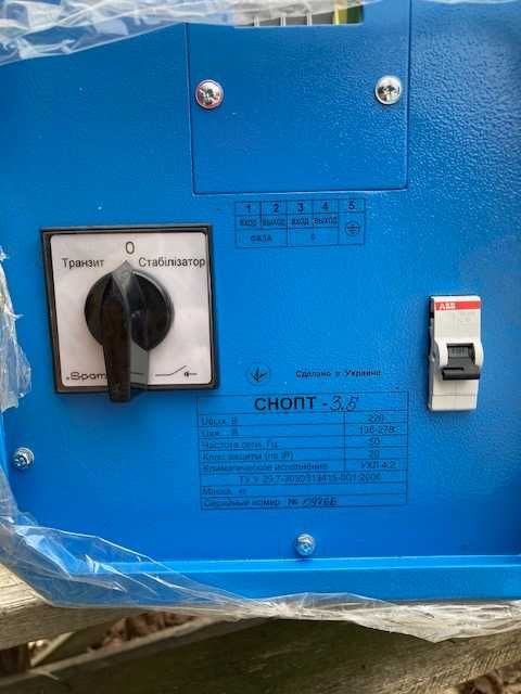СНОПТ 3,5 Стабілізатор напруги однофазний 3,5 кВт симісторний