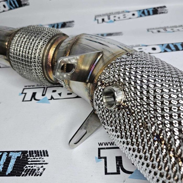 ДаунПайп BMW N55 F01 F10 F07 F12 F13 E70 F15 Downpipe Heat shield