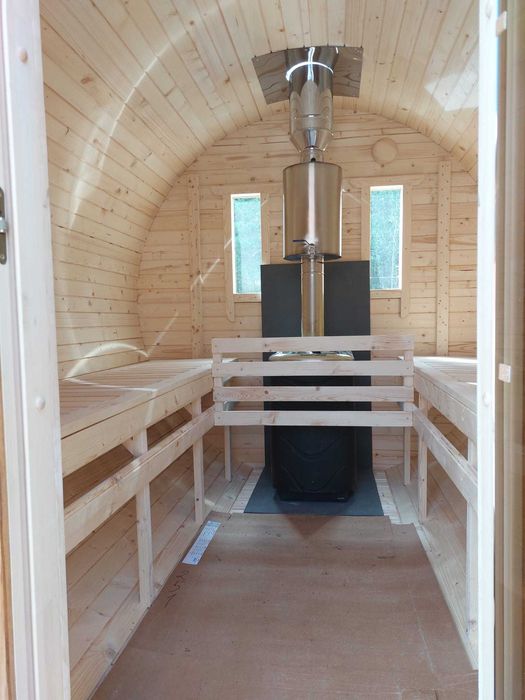 Sauna Ogrodowa Sauny Beczki Balie Banie Ruskie Producent LT Montaż !