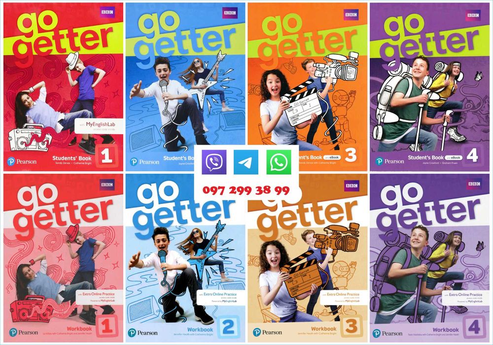 GoGetter 1 2 3 4 - Student's book, Workbook