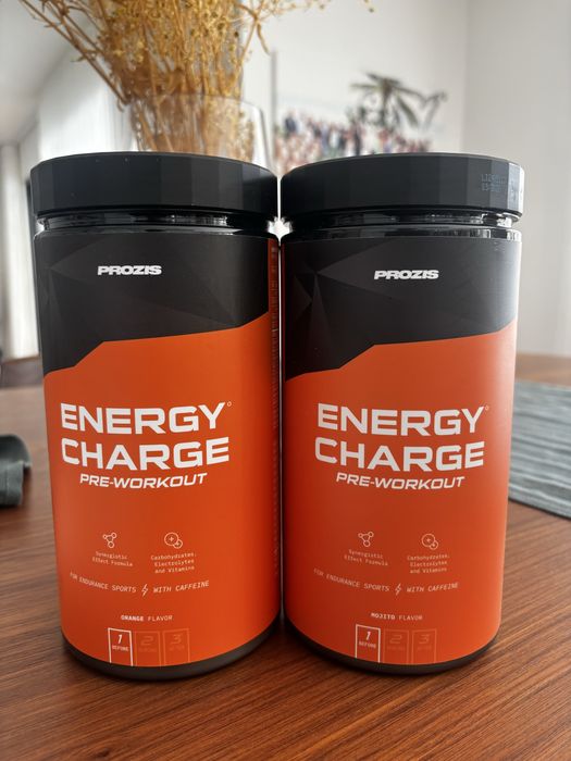 Pack 2x Pré-Treino Prozis Energy Charge (Laranja + Mojito) – Praticamente Novos
