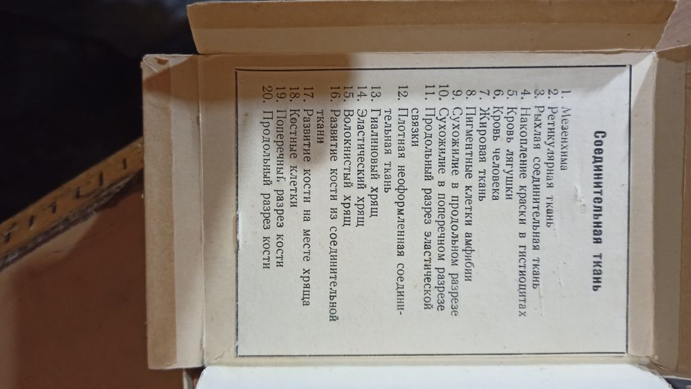 Лабораторные образцы тканей