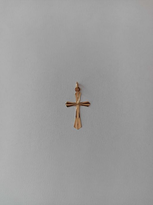 Krzyżyk złota zawieszka pr. 585