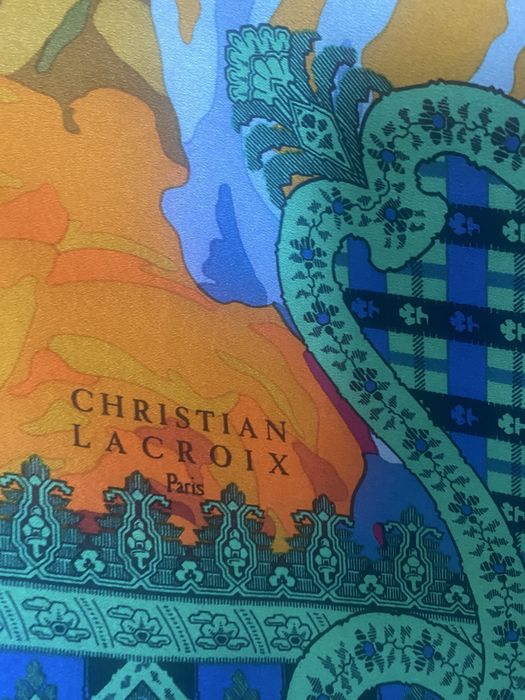Christian Lacroix duża jedwabna chusta