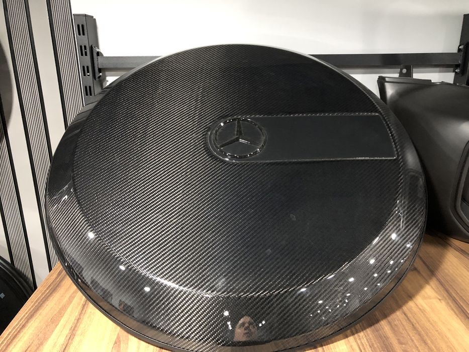 Карбоновая накладка запасного колеса Mercedes Benz W463A W464 W465