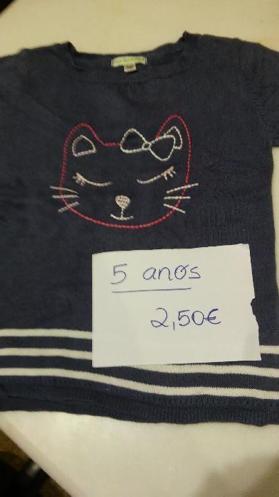 Camisola de manga curta da Vertbaudet