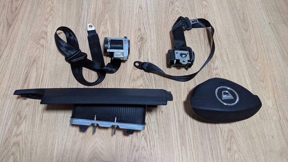 Conjunto Kit Airbags Tablier Dacia Duster 1 Volante Cintos