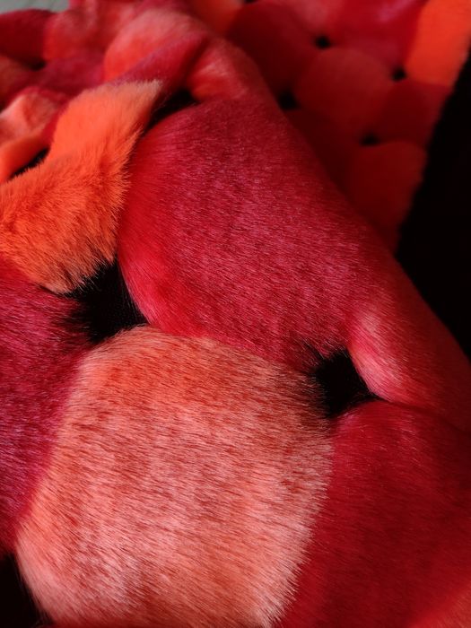 Палантин шаль накидка зі штучного хутра