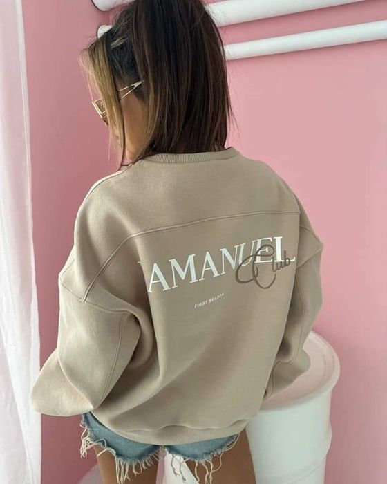 Bluza LaManuel Club Uni beżowa