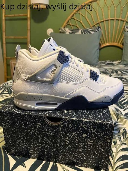 AutentycznyButydokoszykówkiJORDAN4RetroMidnightNavynoweunisex:45