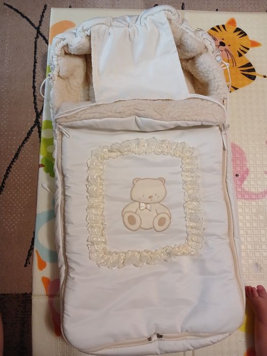 Зимовий конверт на овчині тепллющий