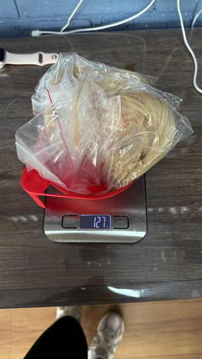 Волосся Блонд для нарощування 65см/115г