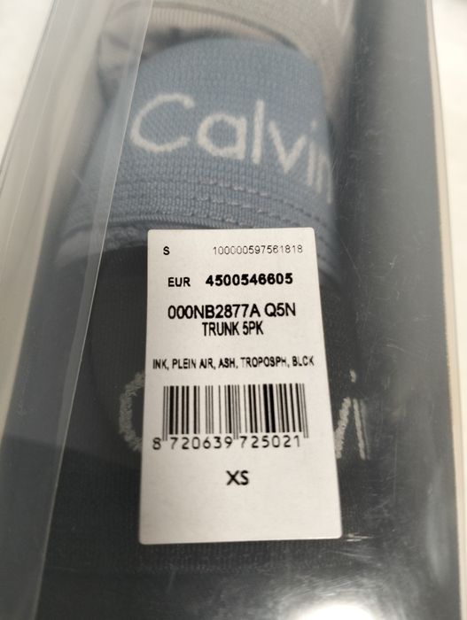 Boxerki, bokserki męskie Calvin Klein 5 pack XS