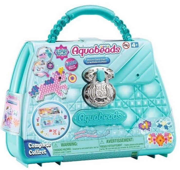 Aquabeads Zestaw Deluxe z walizeczką pudełko,350x300 mm