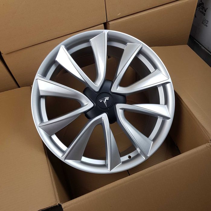 Нові Диски На Авто R19 5x114.3 Тесла Р19 Tesla Model Y Model 3 Silver