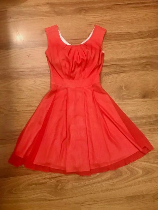 NOWA sukienka koktajlowa rozkloszowana