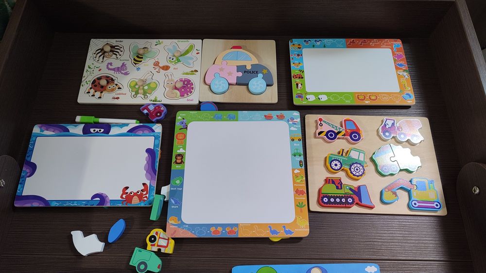 Пазли дерев'яні для самих маленьких