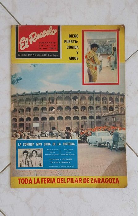 Revista Antiga, “El Ruedo”, Suplemento Semanal Tauromaquia