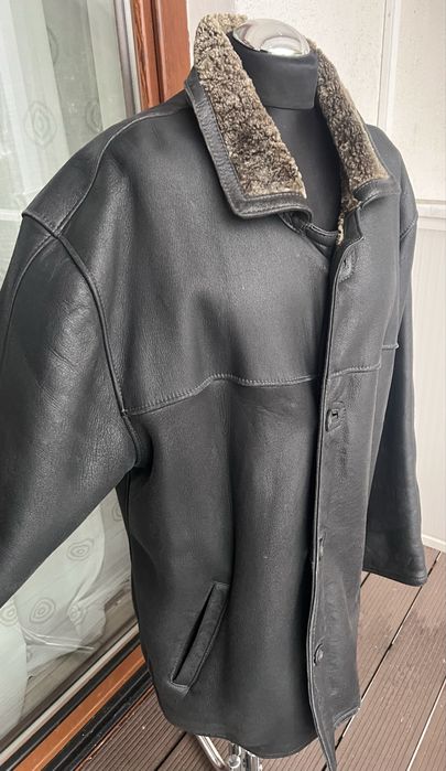 Kożuch męski, bardzo ciepły, stan idealny