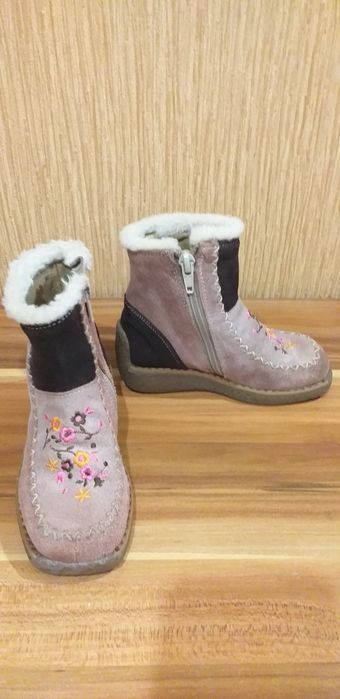 Замшевые сапожки