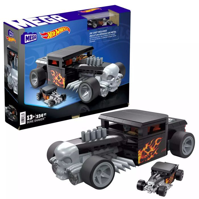 MEGA HW Bone Shaker Kolekcjonerski pojazd Zestaw klocków. Nowy Produkt