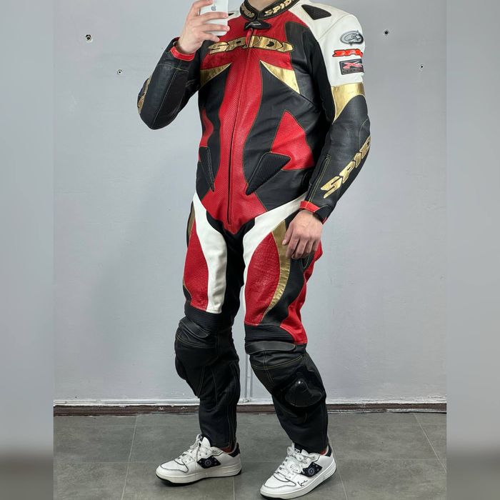 Мотокостюм Spidi Motorsport мото куртка штани комбинезон alpinestars кожаный шкіряний harley davidson спортбайк мотокомбез экипировка защита