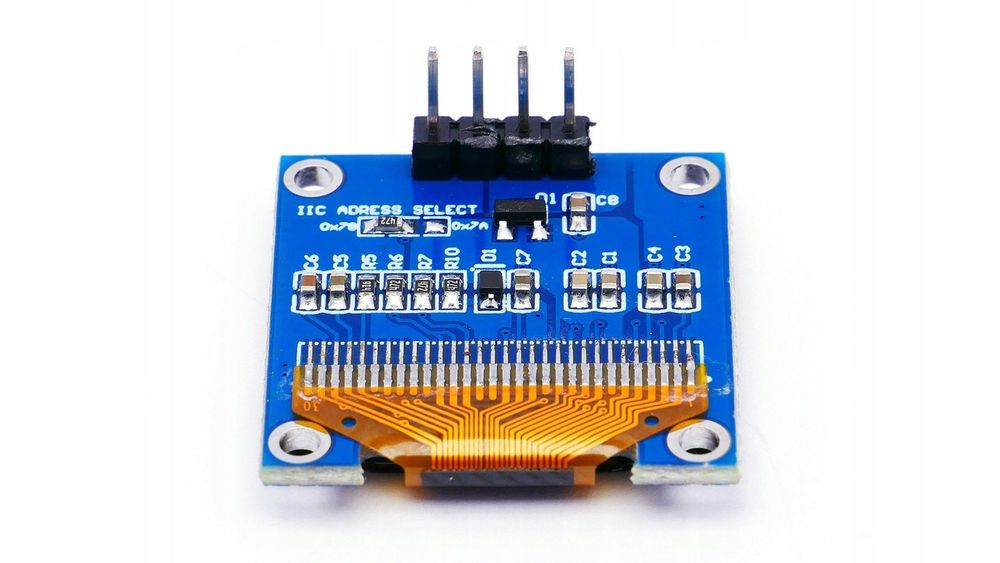 Дисплей oled 0,96 контроллер ssd1306 arduino i2c белый