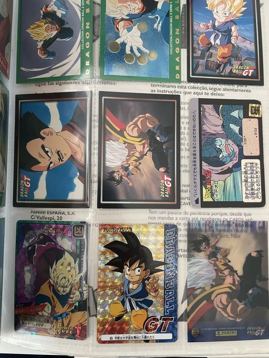 Coleção Cartas Dragon Ball Z