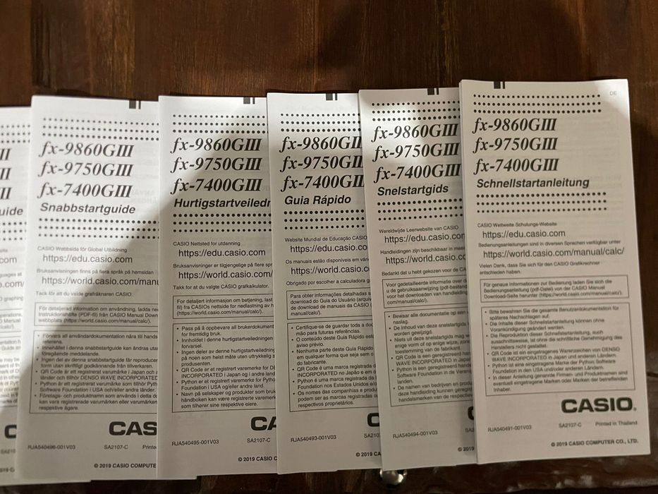 Calculadora  grafica Casio