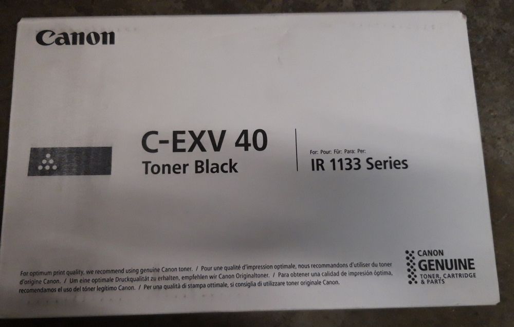 Toner Original Canon C-EXV 40 preto
