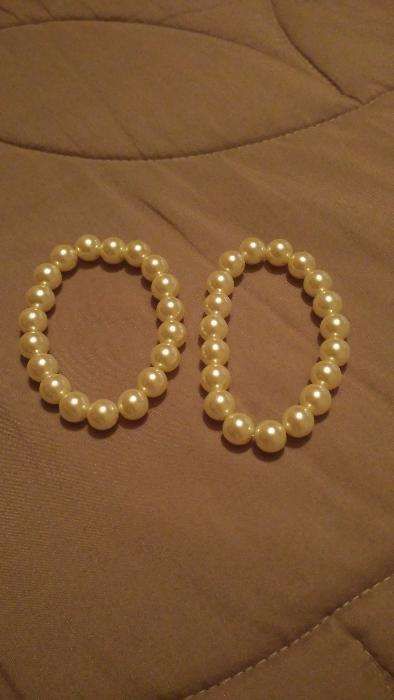 Pulseira de missangas feita à mão