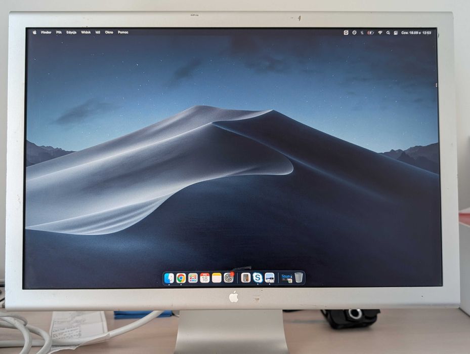 Monitor  Apple  Cinema Display 20” + zasilacz HD Display