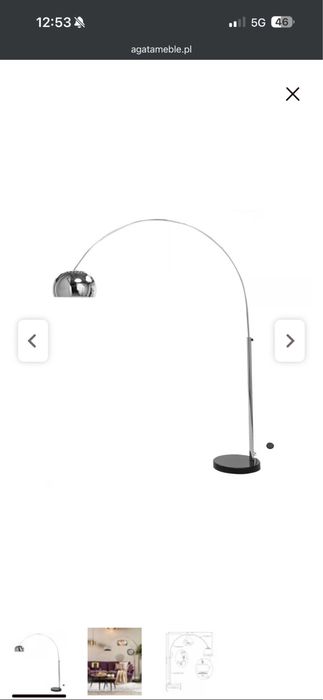Lampa salonowa stojąca