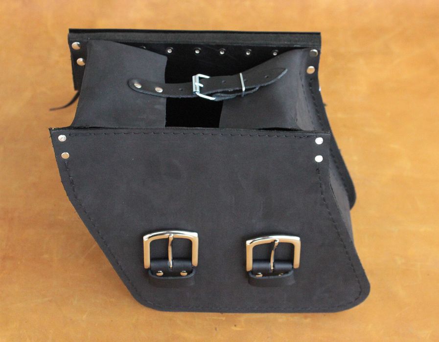 Sakwy S1850C skóra naturalna wyprzedaż motocyklowe boczne kufry SAKO