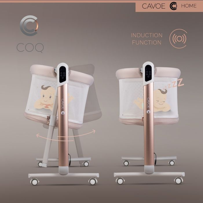Dostawka łóżeczko kołyska elektryczna Cavoe COQ 4w1