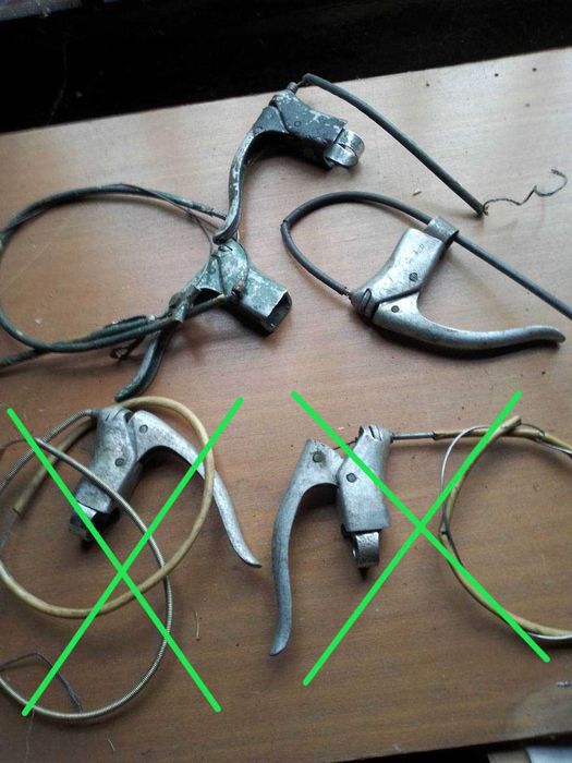 Курки (ручки) ручных тормозов ХВЗ, СССР