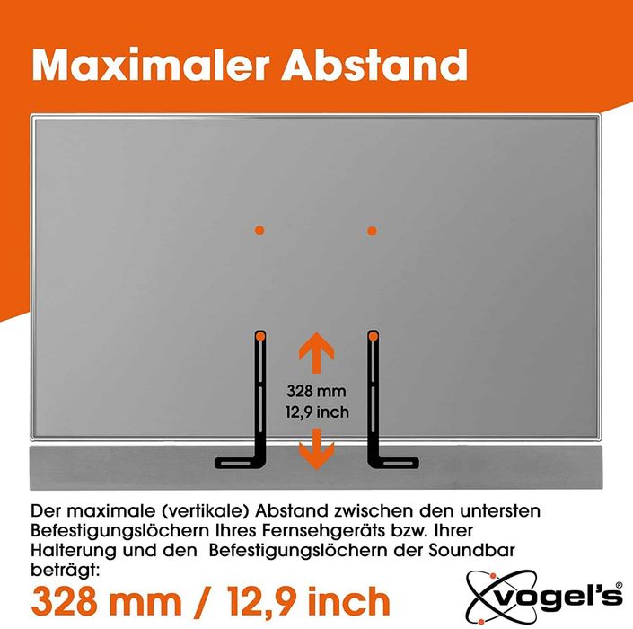Кронштейн для саундбару Vogels SOUND 1250 Sound Bar Mount #Кріплення