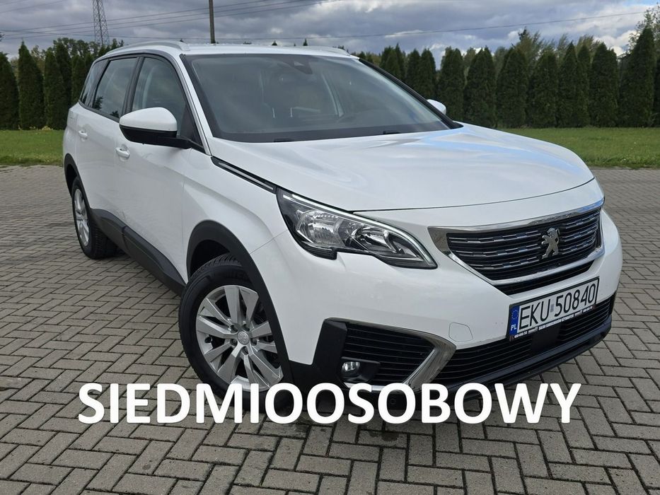 Peugeot 5008 1,2Turbo benz. 7 Foteli.Klimatronic 2 str. Navigacja.Serwis.OKAZJA