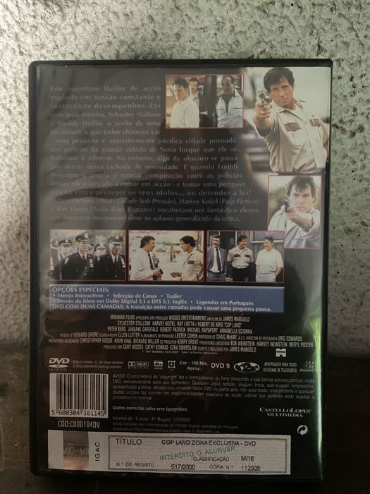 Dvd Cop Land  zona esclusiva