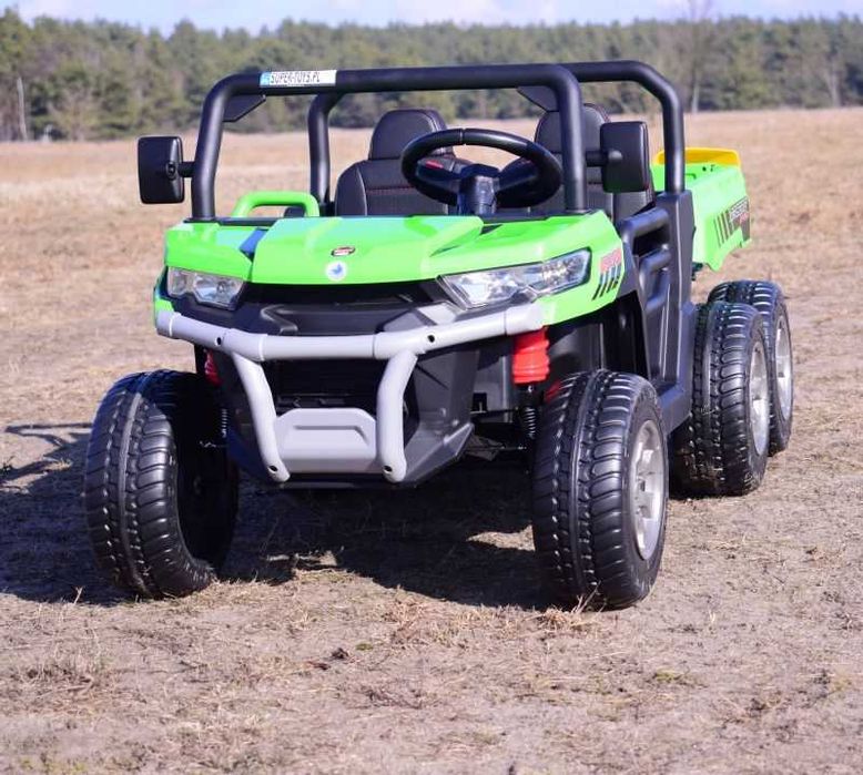 Auto samochód na akumulator autko BUGGY 6 KOŁOWY dla 2 os wywrotka