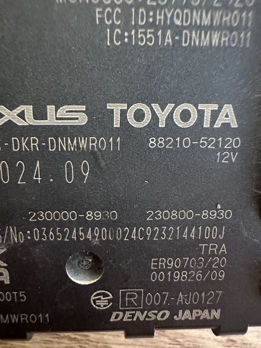 Toyota Yaris IV 23r radar sensor distronic wiazka oryginal