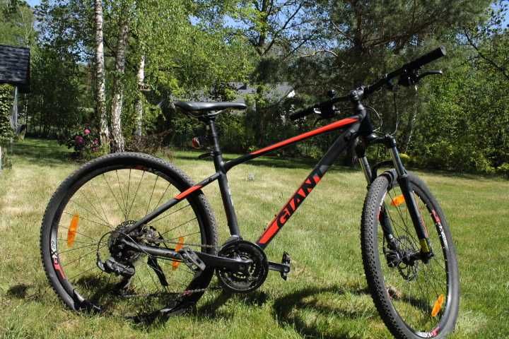 Rower Giant S czerwony rower dla dziecka rower na komunie