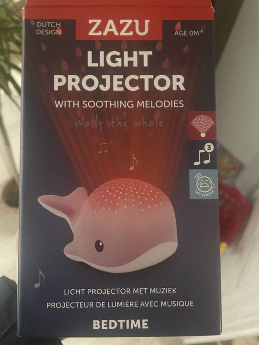 Zazu Wally różowy projektor do usypiania dla dzieci -