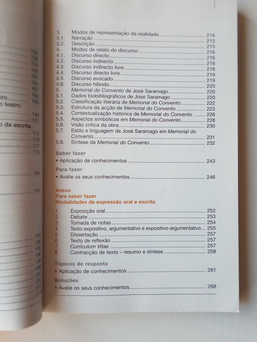 Livro de apoio escolar, Português, de Alice Amaro, 12º ano