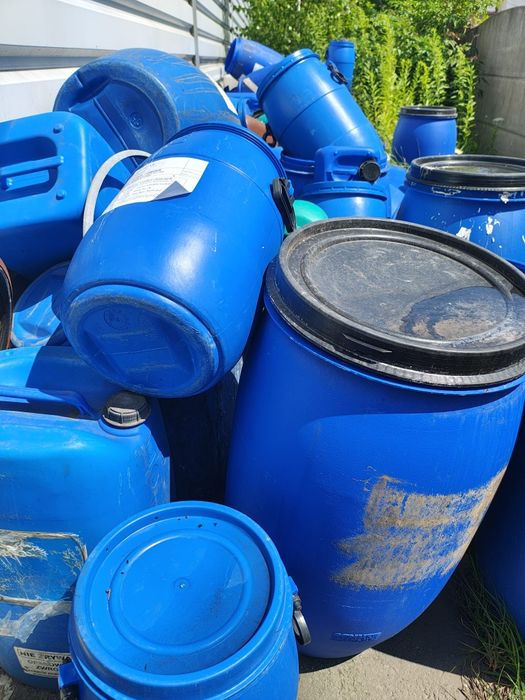 Beczki po chemii przemysłowej jak mydła  przemysłowe