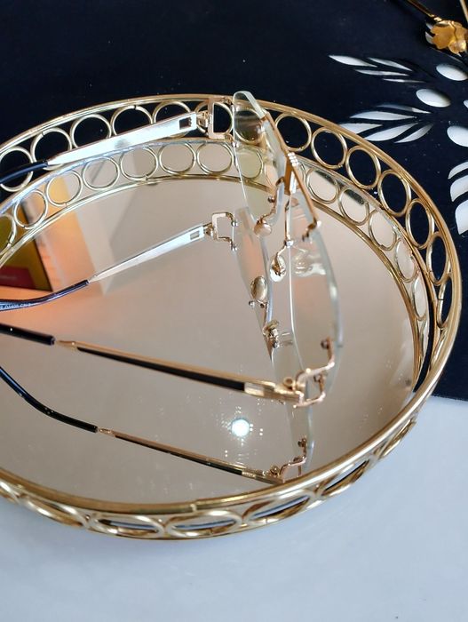 Taniej Nowe ozdobne okulary uniseks zerówki z z filtrem UV