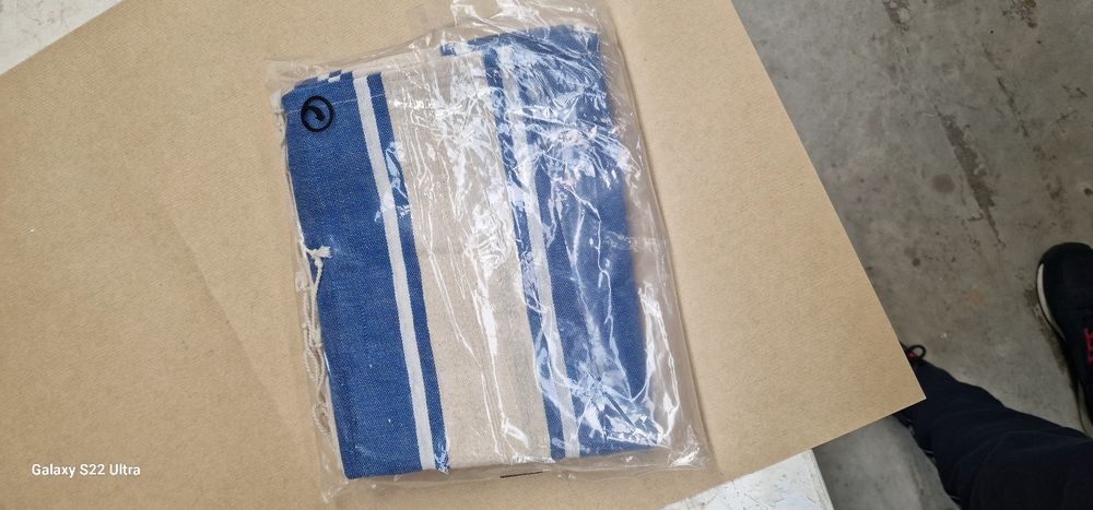 Sacos de pano e toalhas