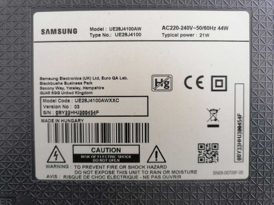 TV 28'' Samsung UE28J4100AW