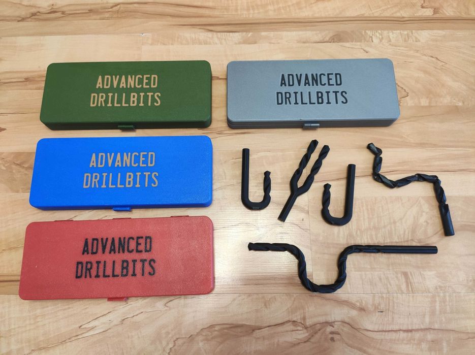Сувенирный, подарочный набор сверл, 5 сверл и 1 бита